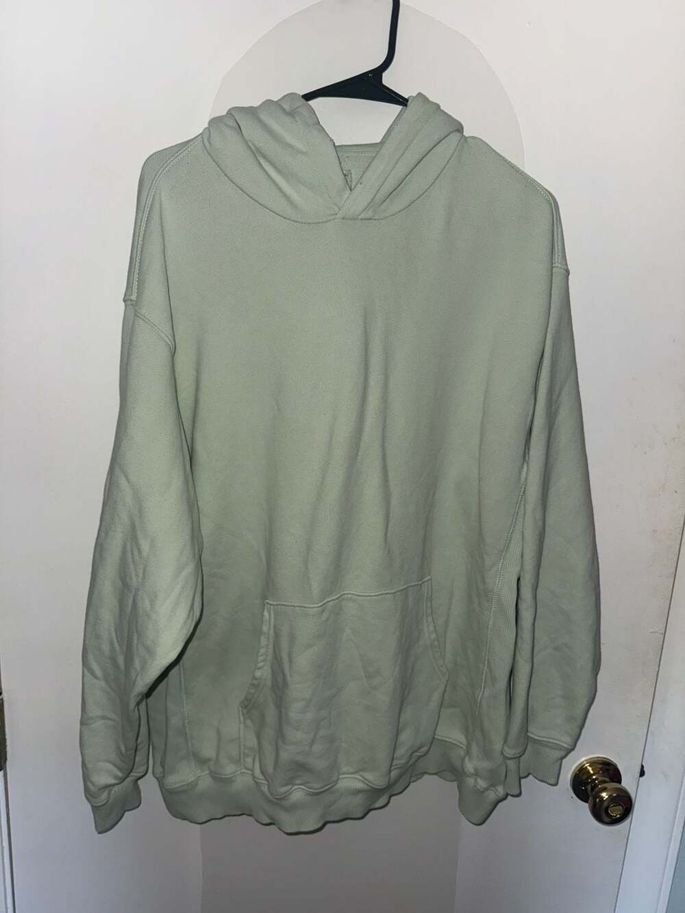 Aerie Soft Serve Cotton Cloud Hoodie in Ocean Mint